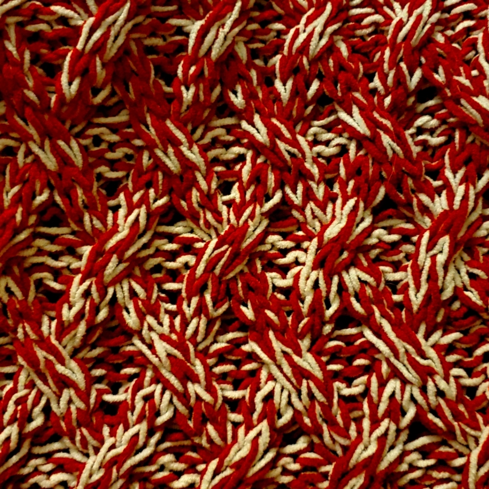 Cable knit throw - Picture 2 of 4